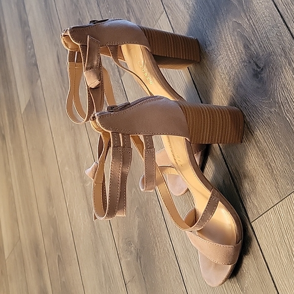 Lauren Conrad Walnut Women's High Heel Sandals size 7 - Picture 2 of 6